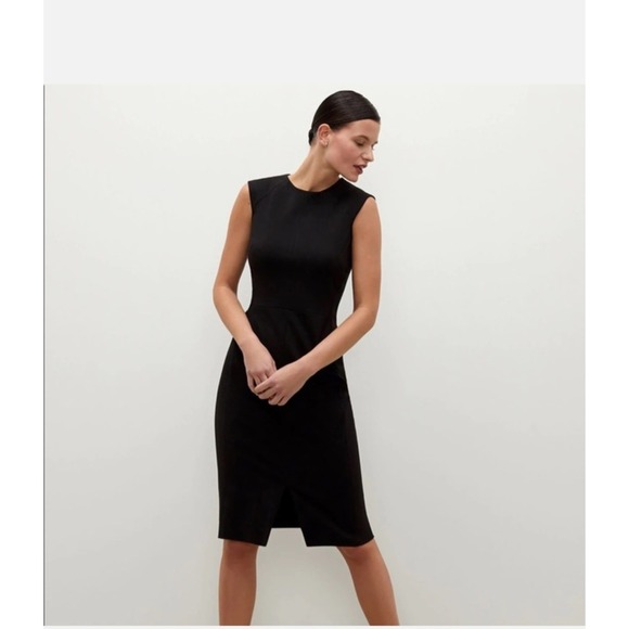 MM.LaFleur Dresses & Skirts - MM.LaFleur Katie Dress NEW Black Sleeveless Sheath Work Career Size 8